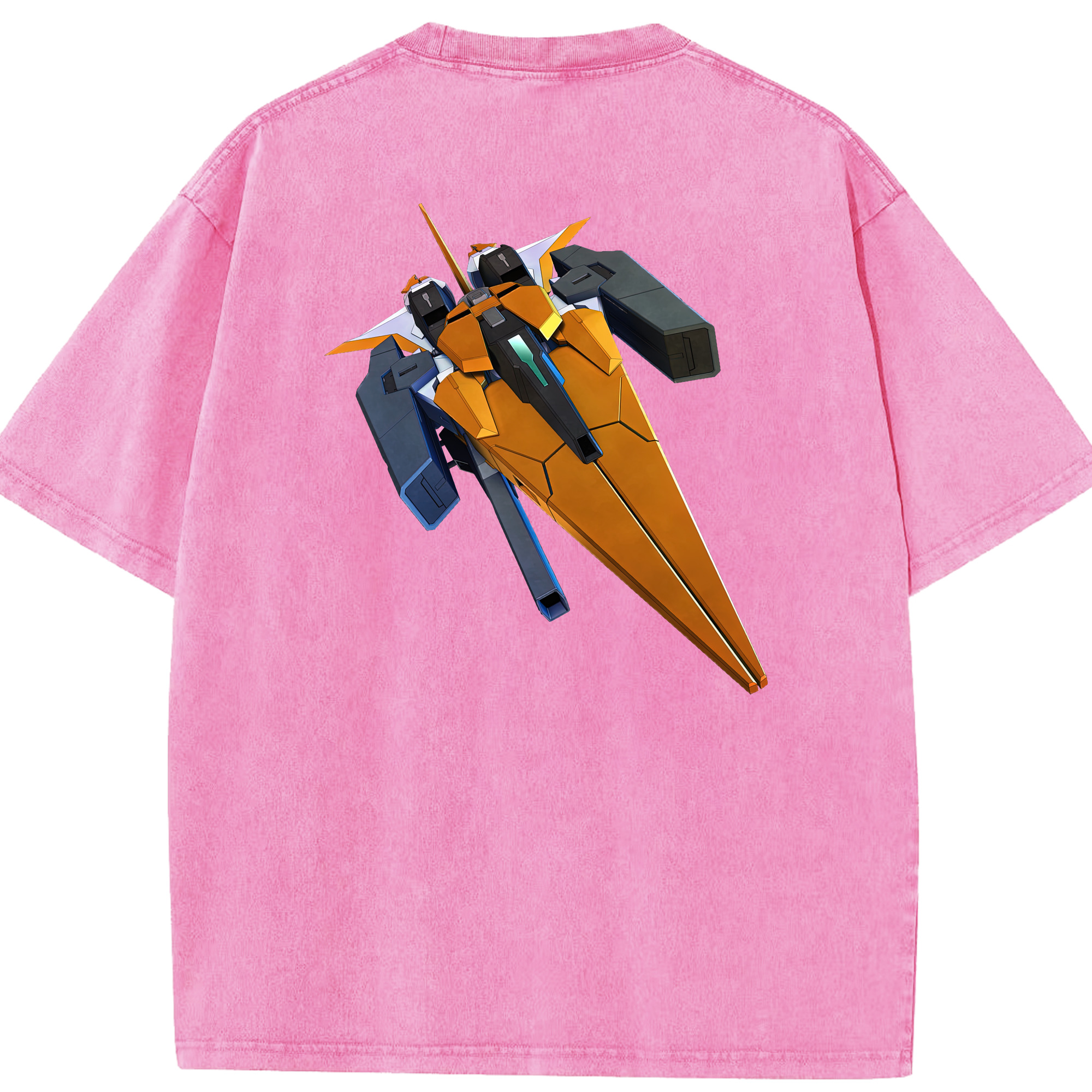 （画像用） 機動戦士ガンダム Mobile Suit Gundam 綿100% ヴィンテージ風 半袖Tシャツ（背面プリント）